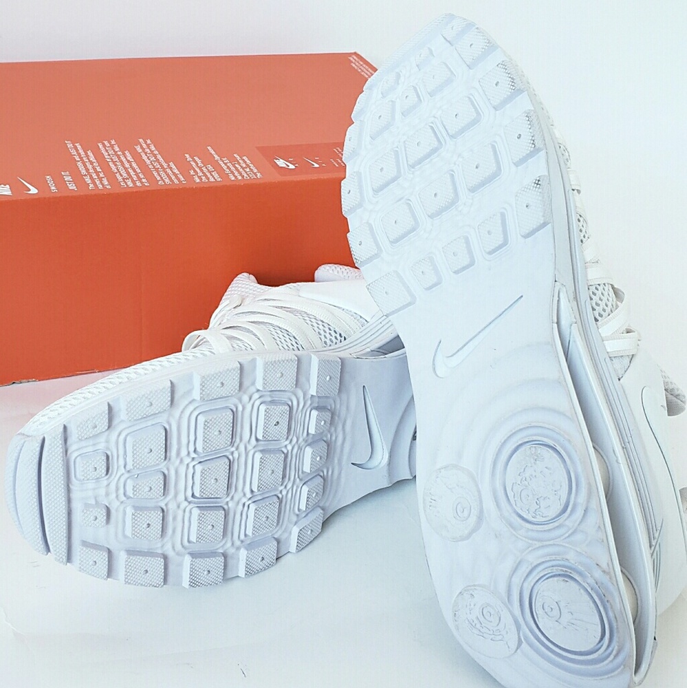 NEW Nike Shox Gravity AQ8554 sneaker triple white - Picture 5 of 6